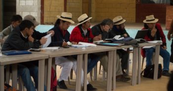 Reunión con Ministerios y Gabinete de Pueblos Indígenas.